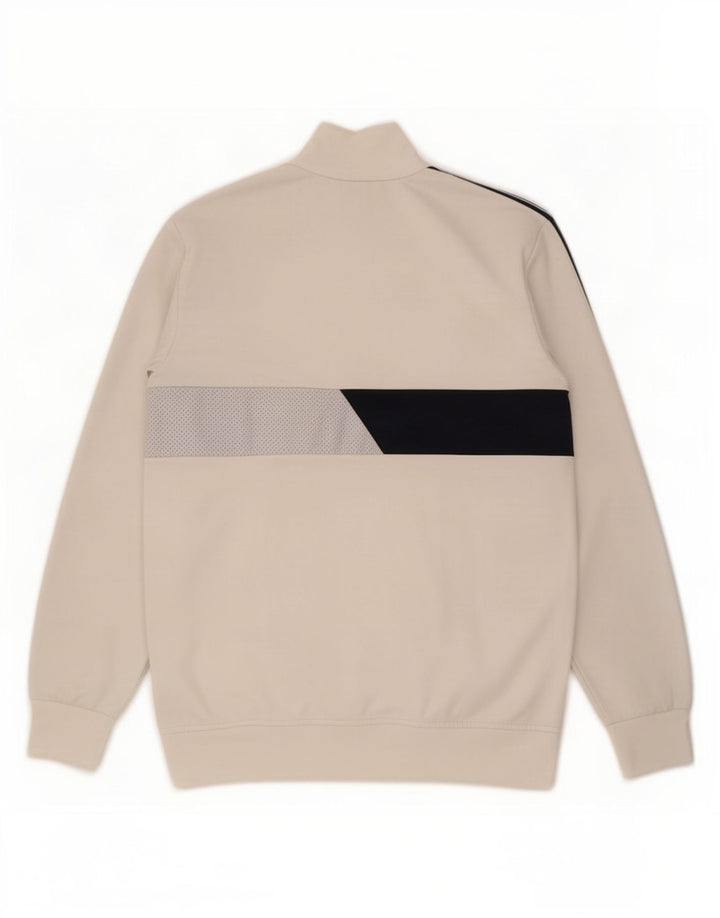 Adidas Træningsdragt til mænd, topjakke UK 38/40 Medium White Colourblock