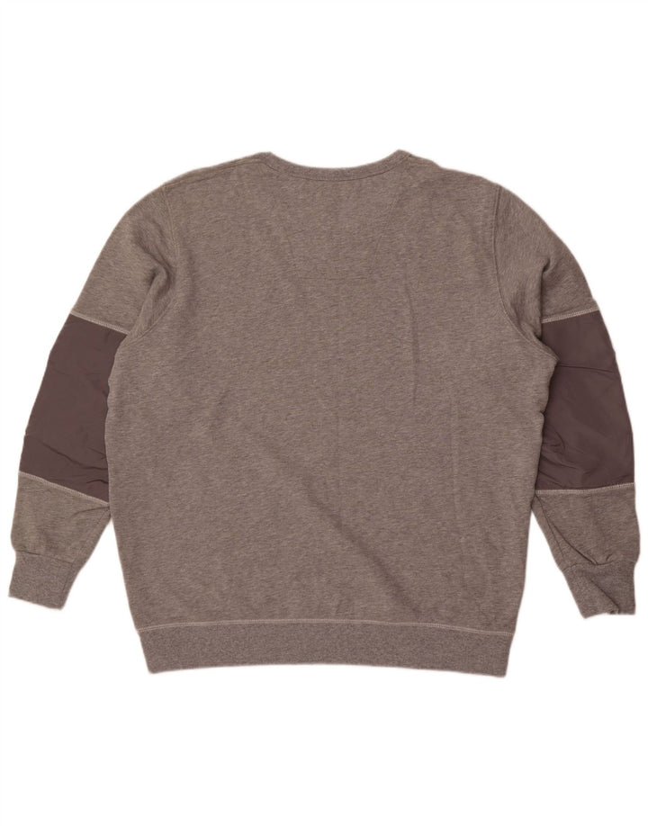 G-Star Herre Sweatshirt Jumper 2XL Grå Colourblock Bomuld