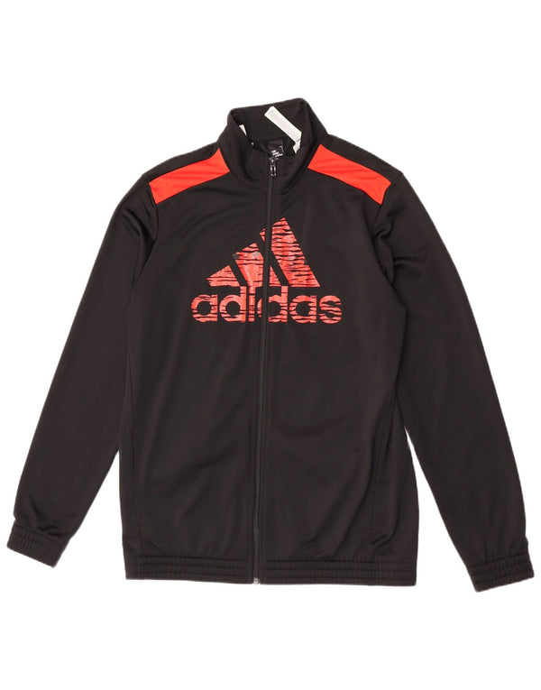 Adidas piger grafisk træningsdragt topjakke 15-16 år Sort Colourblock