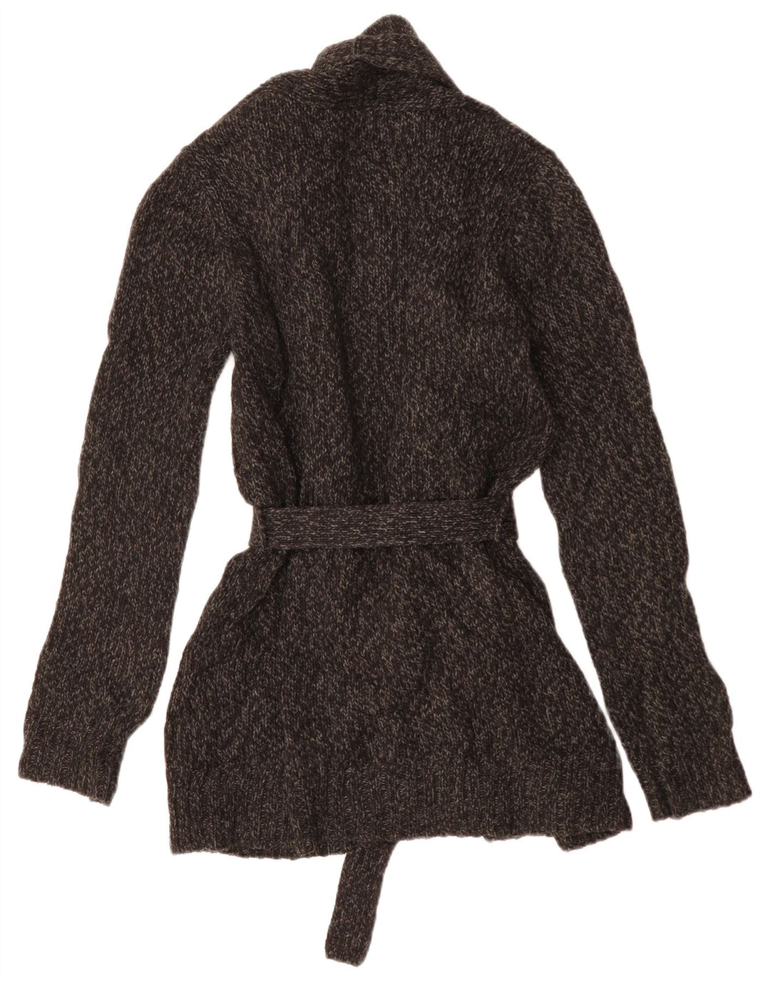 LEVI'S oversized cardigan sweater til kvinder UK 10 Lille grå flækket akryl