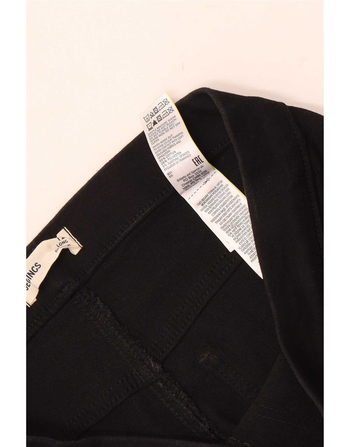 Marks & Spencer Dame Jegging Jeans UK 12 Medium W30 L30 Sort Bomuld