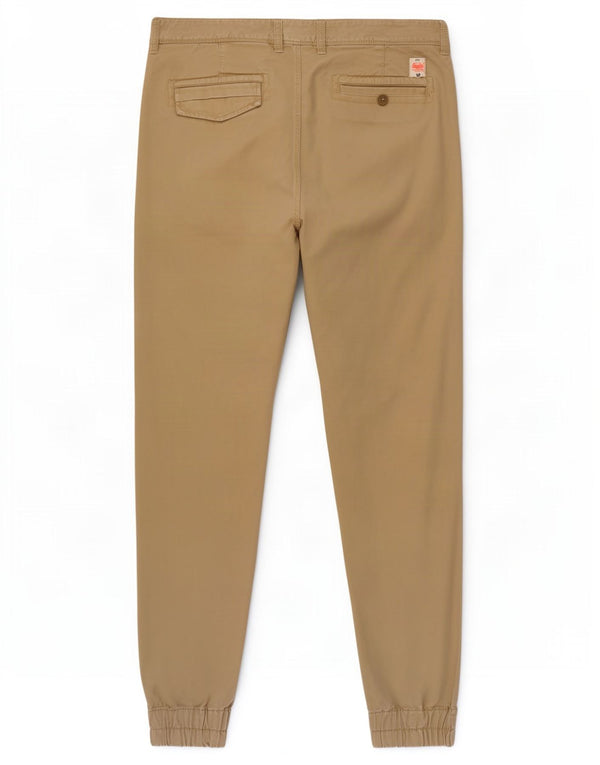Superdry Joggers til mænd Casual Bukser Large W34 L31 Beige Bomuld