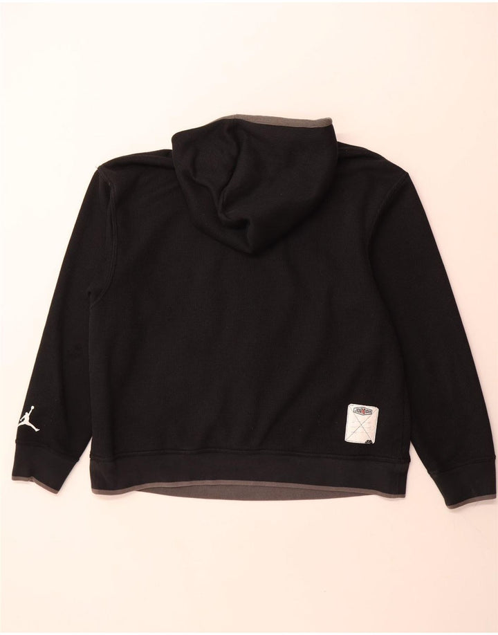 Jordan Grafisk hættetrøje til mænd XL sort polyester