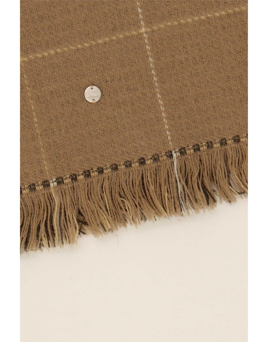 Only Womens Vendbar Cape Coat One Size Beige Ternet