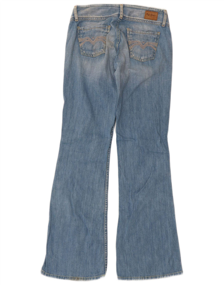 PEPE Jeans Dame Flared Jeans W26 L30 Blå Bomuld