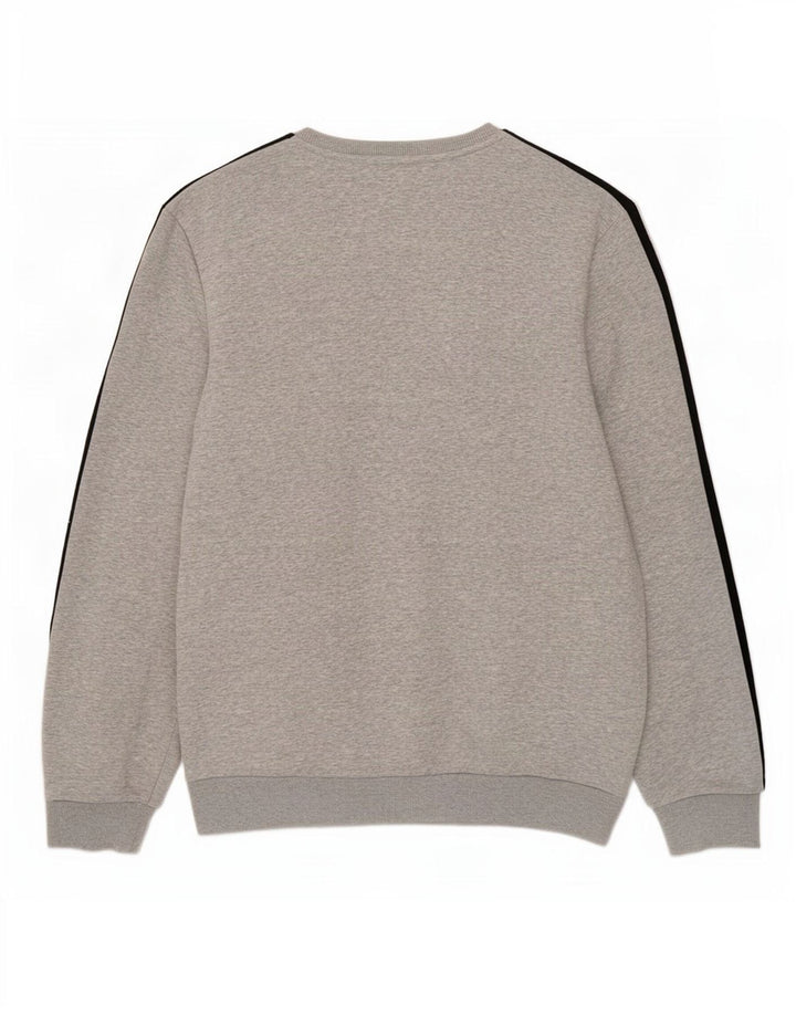 Adidas Sweatshirt til mænd, stor grå bomuld