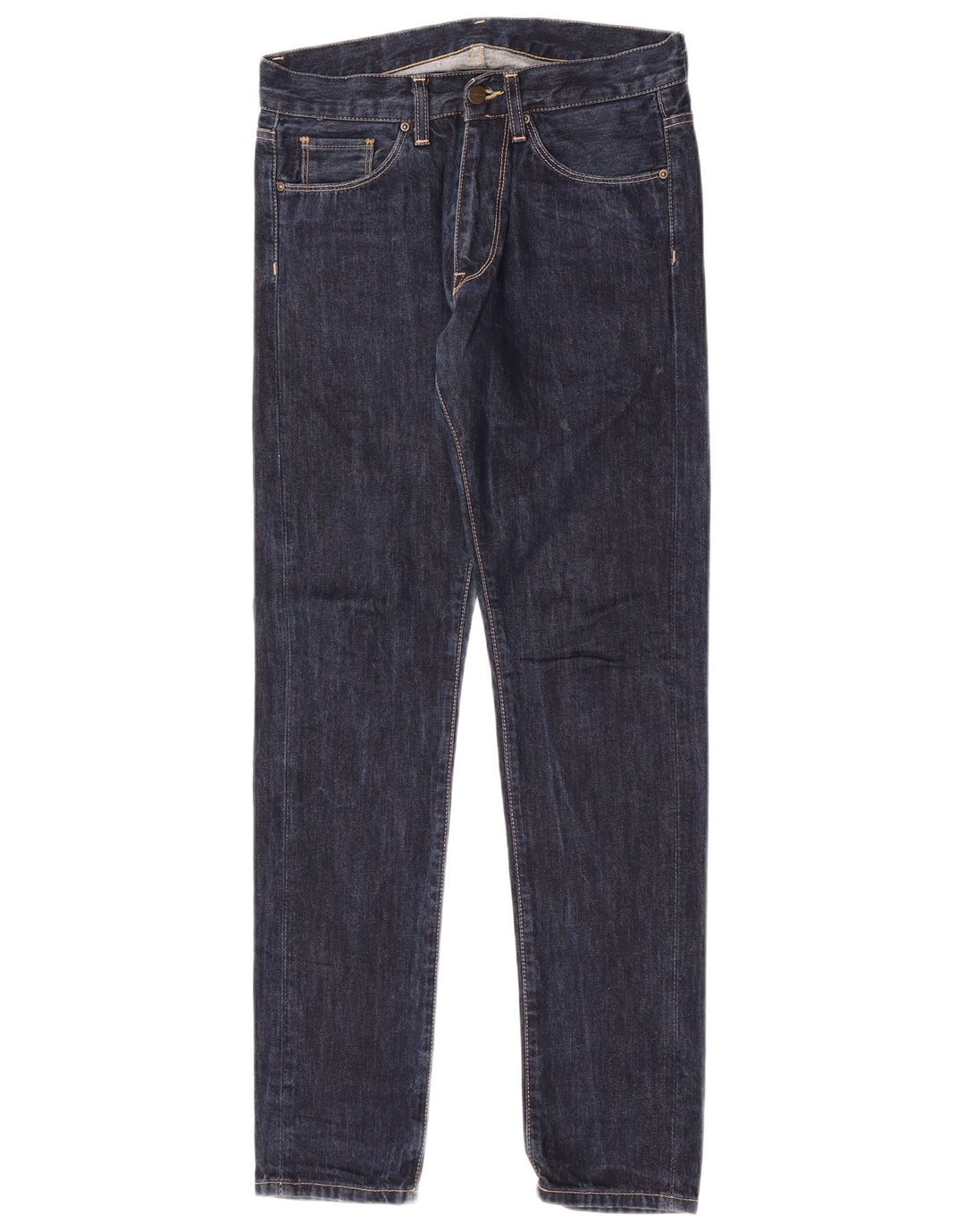 Carhartt Herre Slim Jeans W28 L32 Marineblå Bomuld