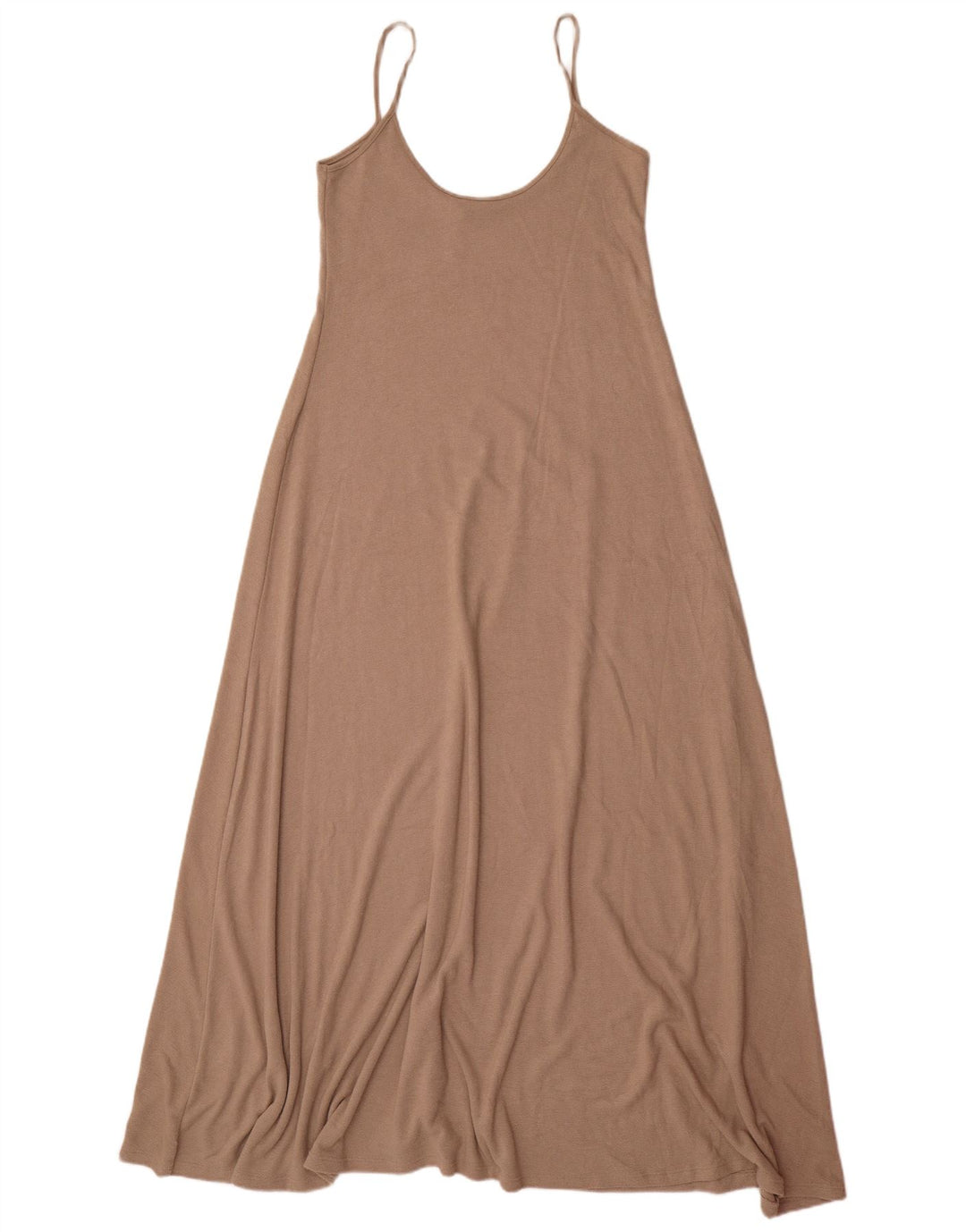 Zara Dame Maxi Sundress UK 12 Medium Beige Polyester