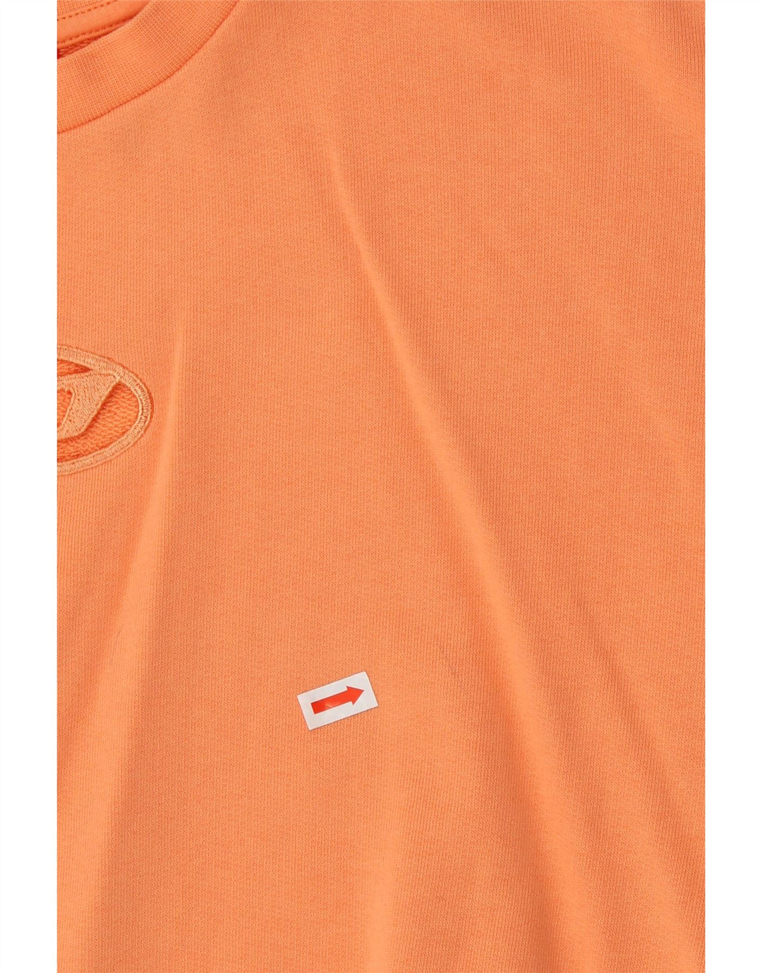 Diesel Girls Graphic Crop Sweatshirt Jumper 11-12 år Orange Bomuld