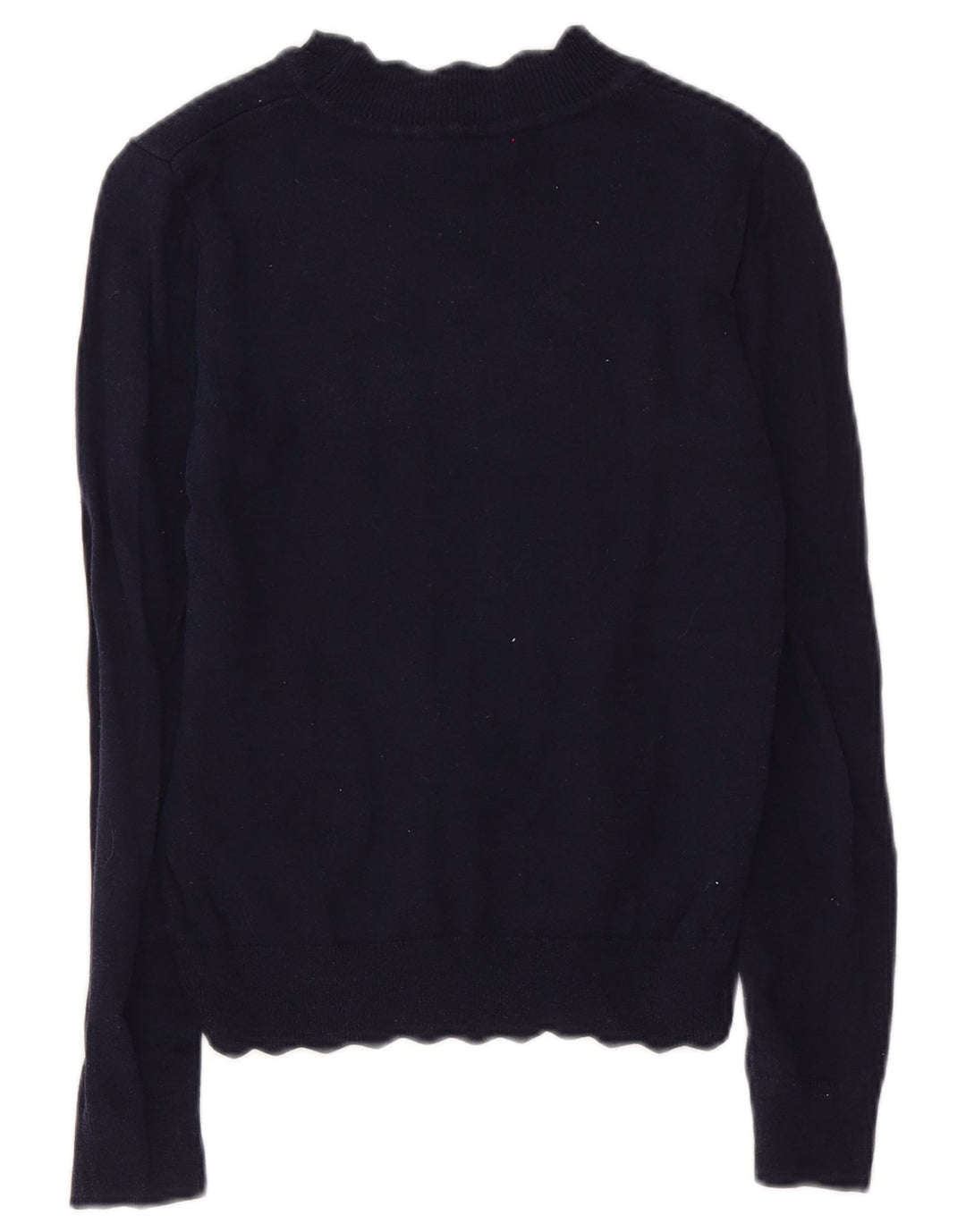Oasis Dame Turtle Neck Jumper Sweater UK 10 Small Navy Blue