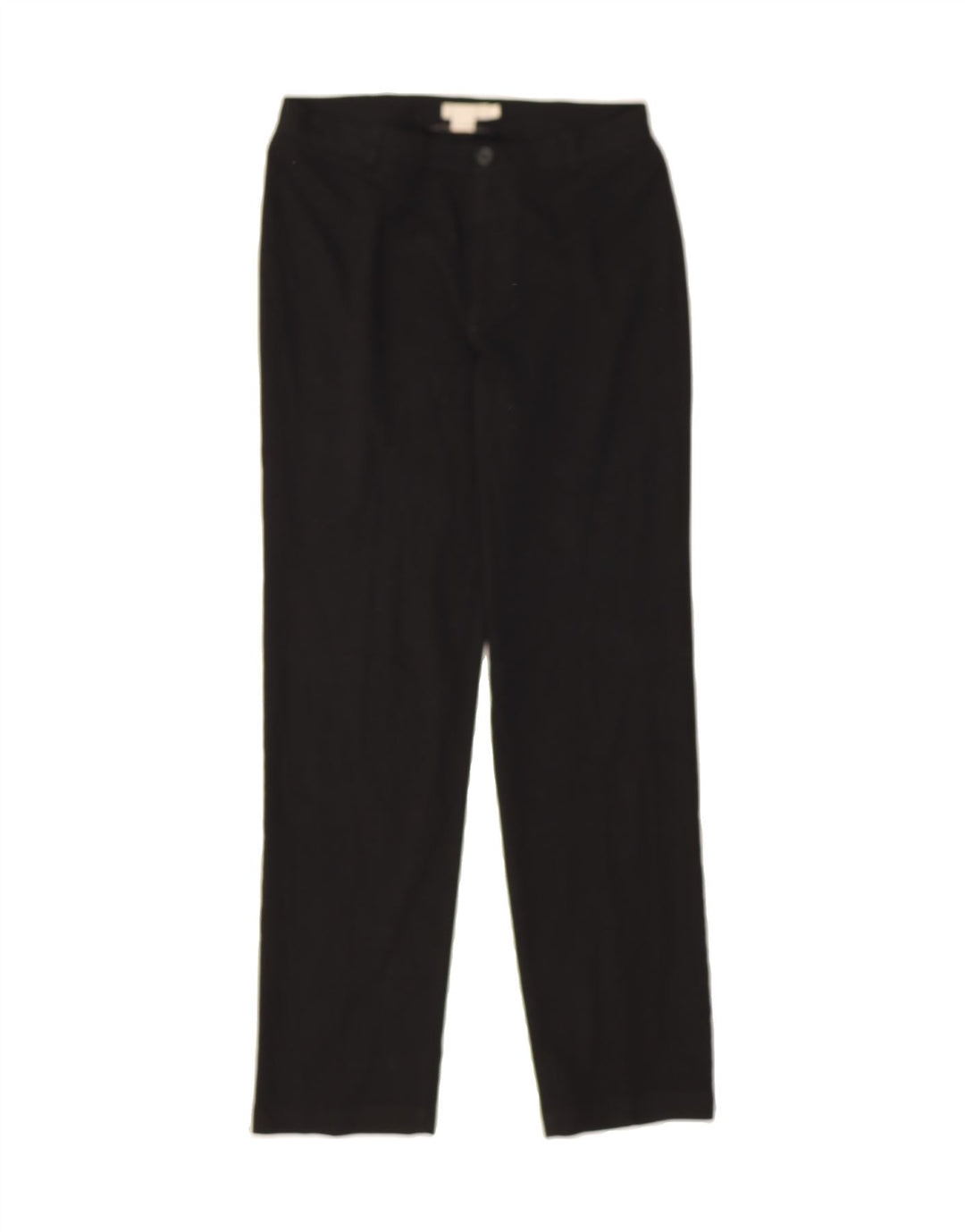 J. CREW Womens Straight Chino Trousers US 6 Medium W28 L30 Black Rayon Vintage J. Crew and Second-Hand J. Crew from Messina Hembry 