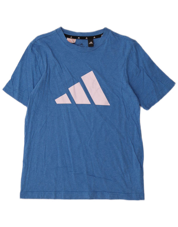 ADIDAS drenge grafisk t-shirt top 13-14 år blå