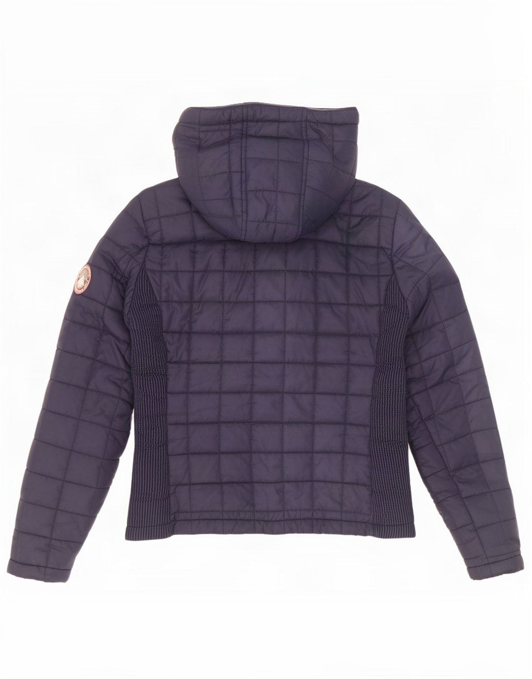 Superdry Polstret hættejakke til kvinder UK 12 Medium Navyblå polyester