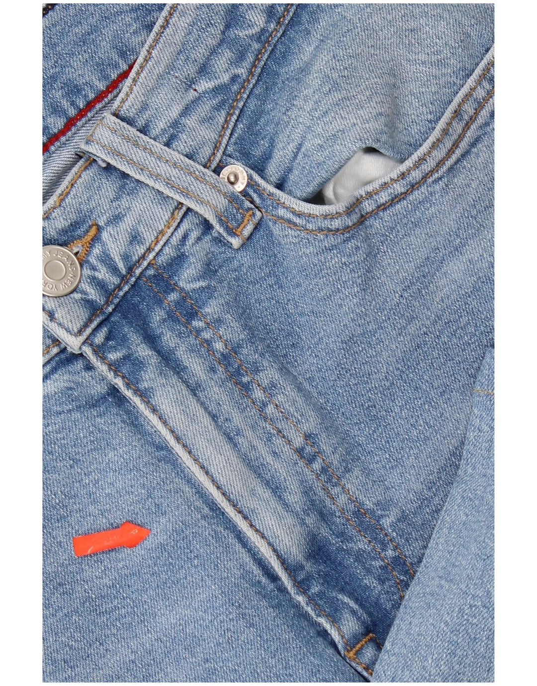 Tommy Hilfiger Kvinder Cropped Jeans W28 L23 Blå Bomuld