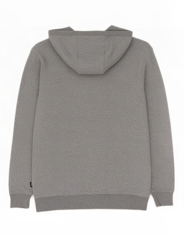 Vans Mens Graphic Zip Hoodie Sweater Small Grey Cotton