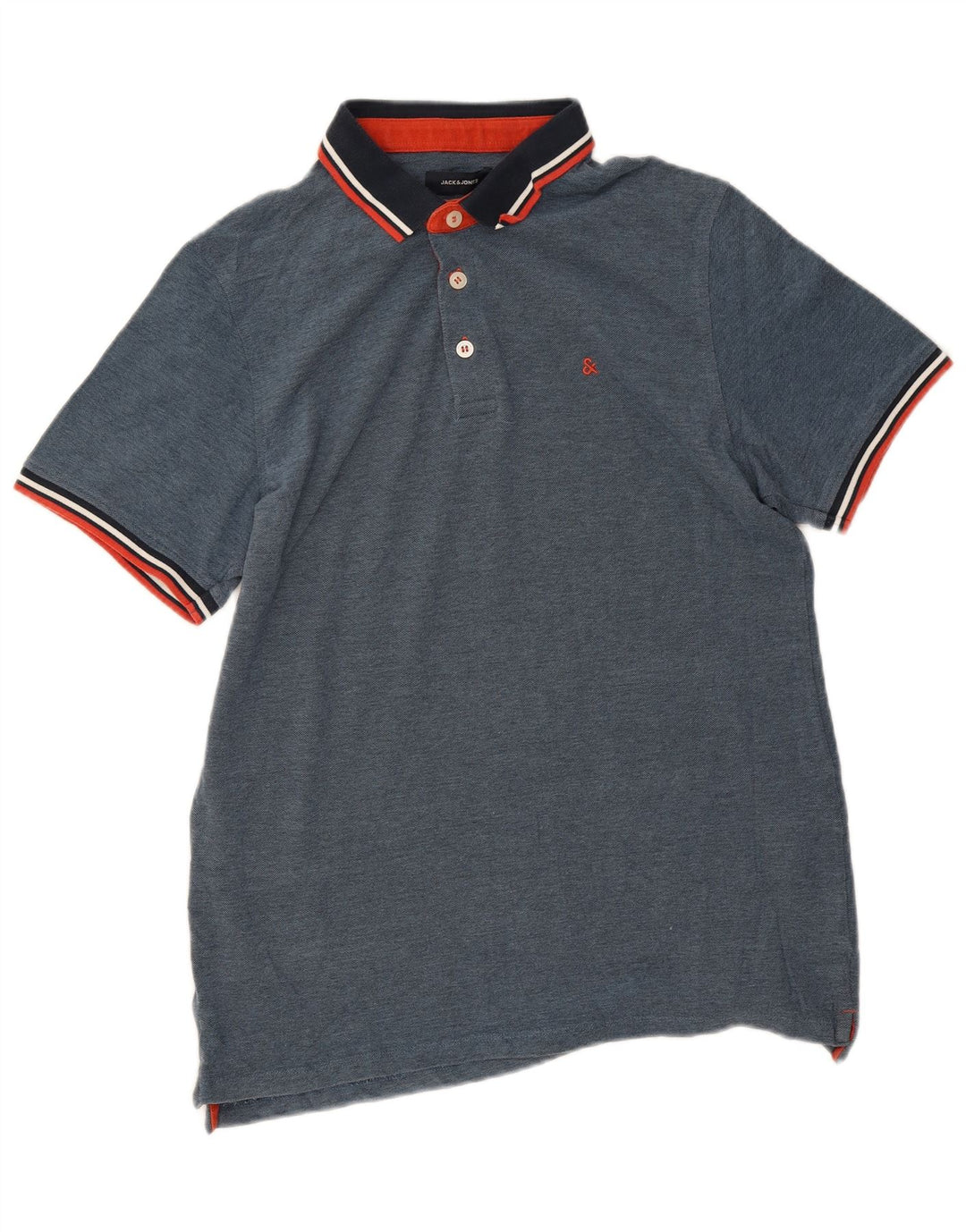 Jack & Jones herre poloshirt XL blå bomuld