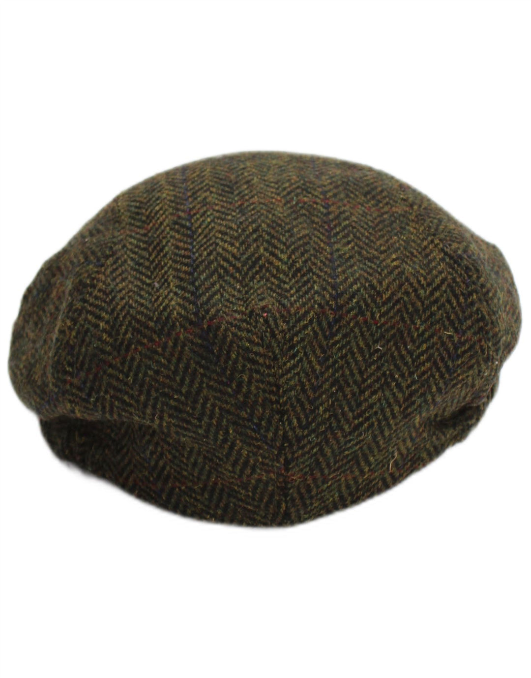 Mucros Weavers Herre Flad Cap Medium Khaki Sildebensuld Classic