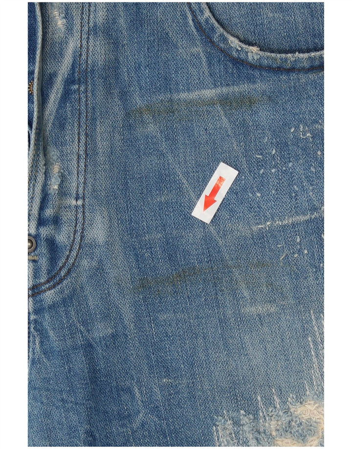 G-Star denimshorts til mænd W32 Medium Blue Flecked Bomuld
