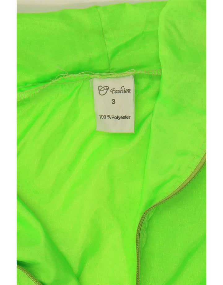 Vintage Herre Anorak Regnjakke UK 40 Stor Grøn Geometrisk Polyester