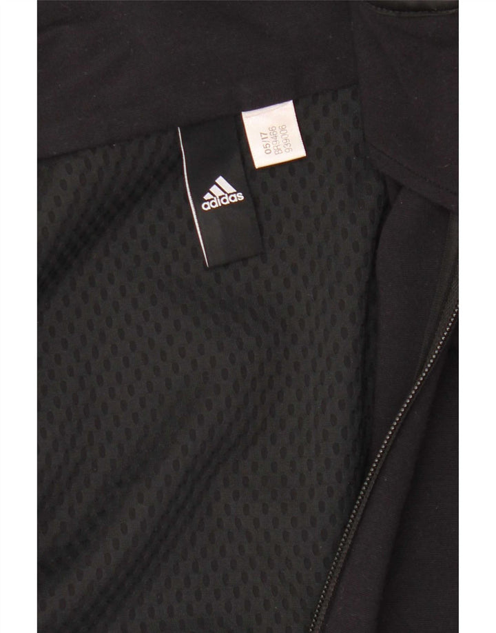 Adidas træningsdragt topjakke til kvinder UK 14 Medium Sort