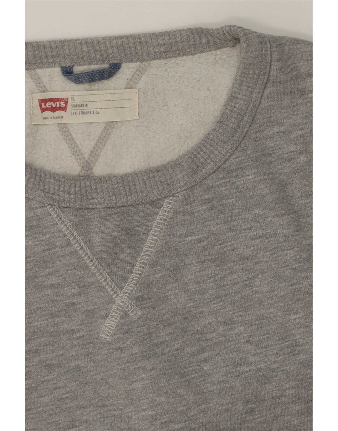 Levi's Herre Standard Fit Sweatshirt Jumper XL Grå