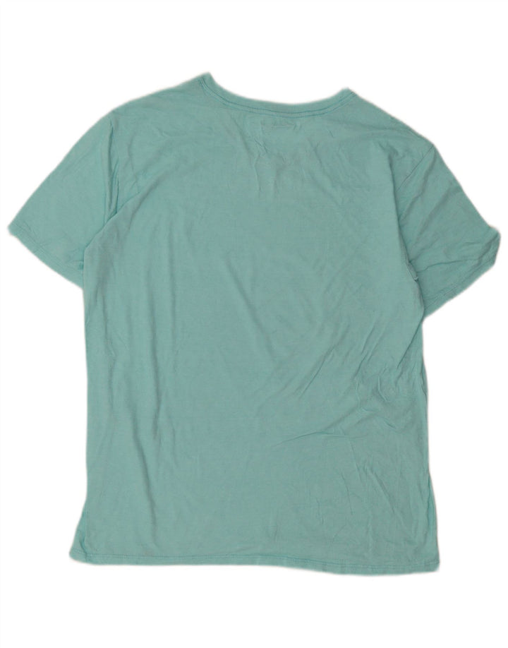 Hurley Herre T-Shirt Top Stor turkis polyester