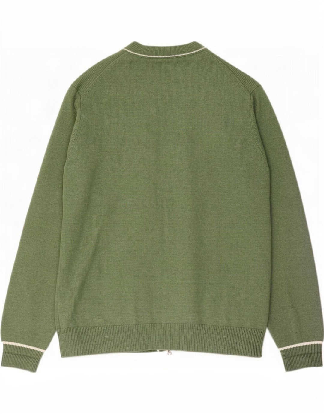 Marks & Spencer Herre Cardigan Sweater 2XL Grøn Polyester