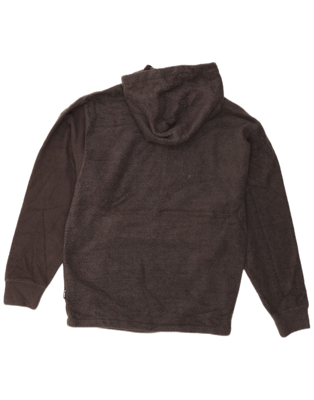 Billabong Herre Hooded Zip Neck Fleece Jumper Medium Grey Polyester
