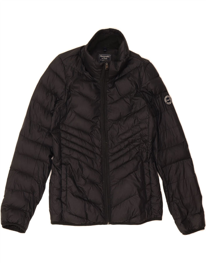 ABERCROMBIE & FITCH Mens Padded Jacket UK 36 Small Navy Blue Nylon Vintage Abercrombie & Fitch and Second-Hand Abercrombie & Fitch from Messina Hembry 