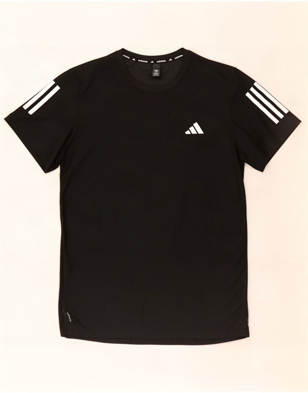 Adidas Herre Aeroready T-Shirt Top Medium Sort Polyester