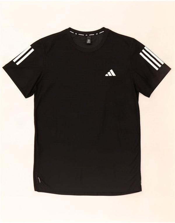Adidas Herre Aeroready T-Shirt Top Medium Sort Polyester