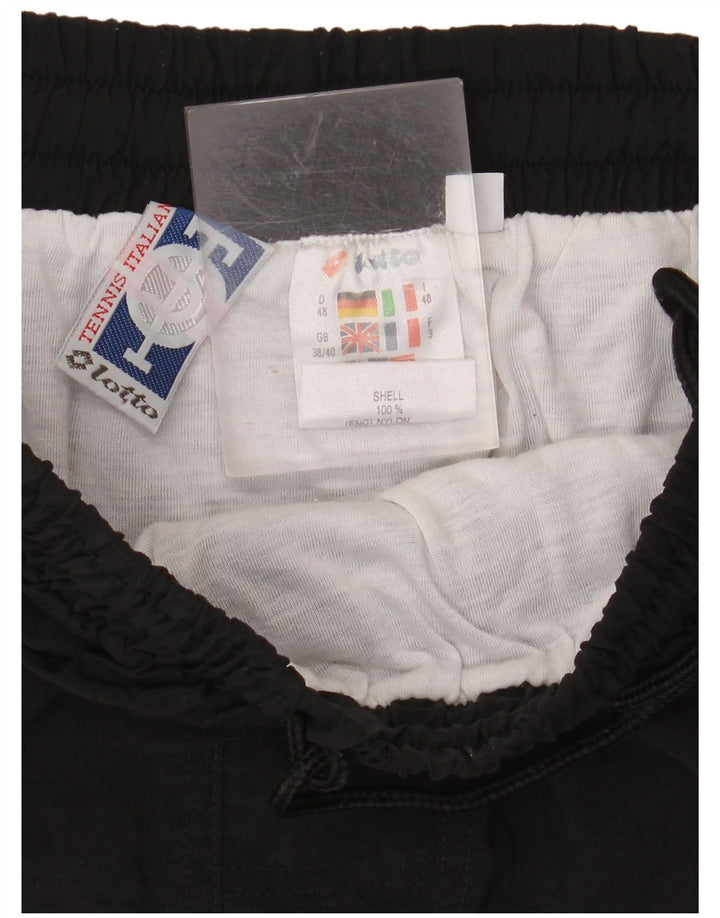 LOTTO Sportshorts til mænd UK 38/40 Medium Sort Nylon