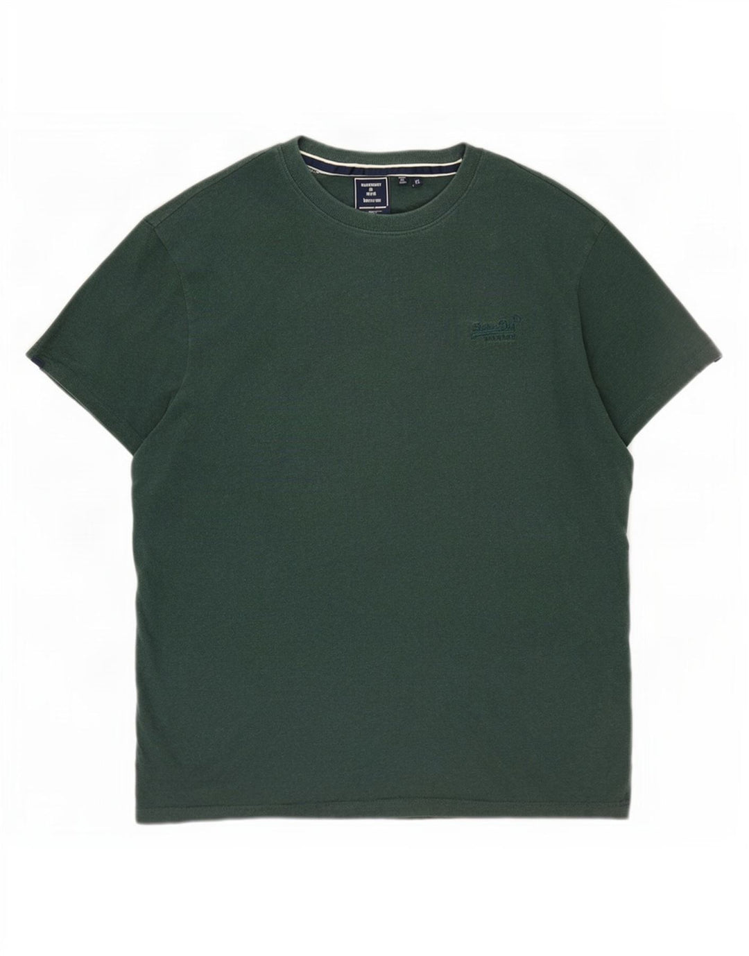 Superdry T-shirt top til mænd XL Grøn bomuld