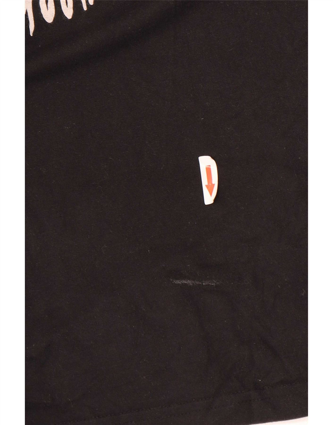 Weird Fish Herre grafisk T-shirt top 3XL sort bomuld