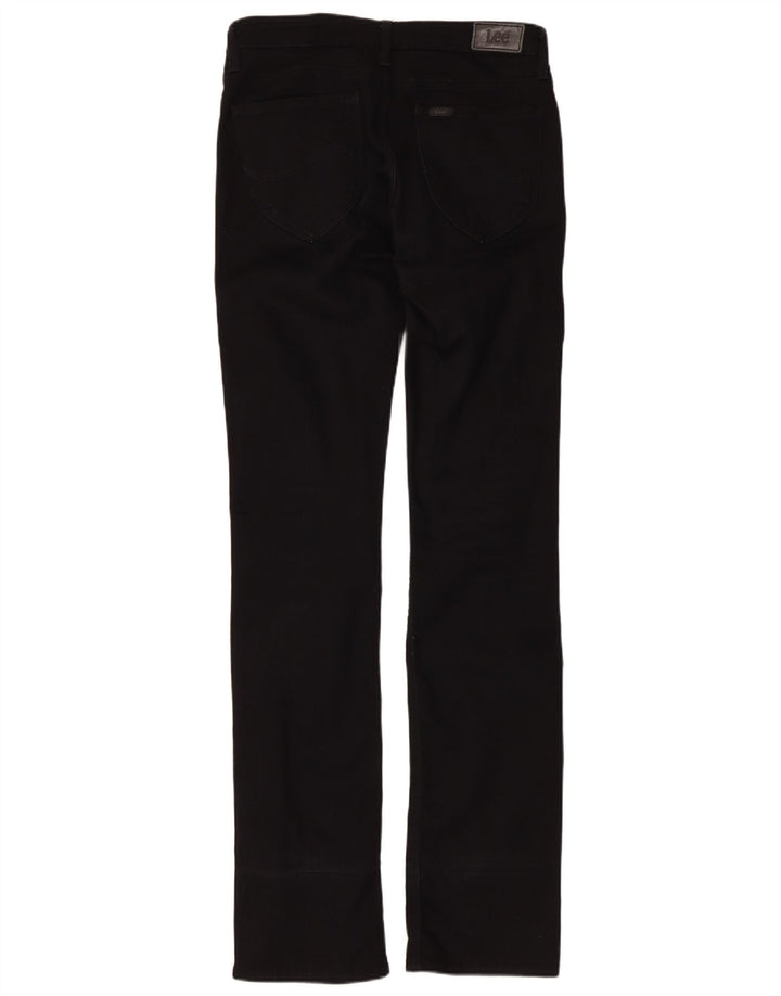 Lee Dame Marlin Slim Straight Jeans W30 L35 Sort Bomuld