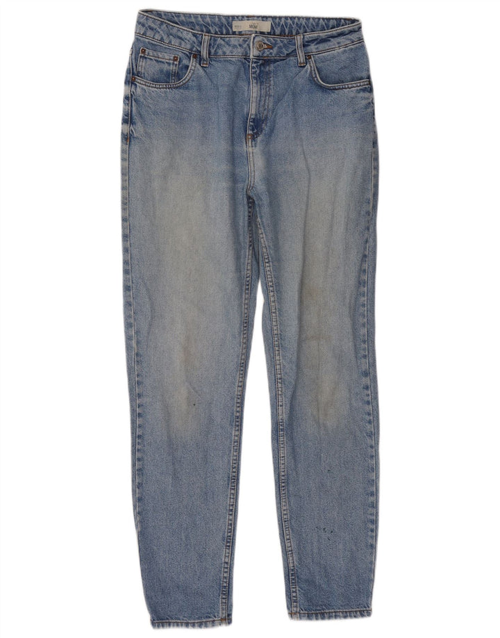 Topshop Dame tilspidsede jeans W30 L32 Blå Bomuld