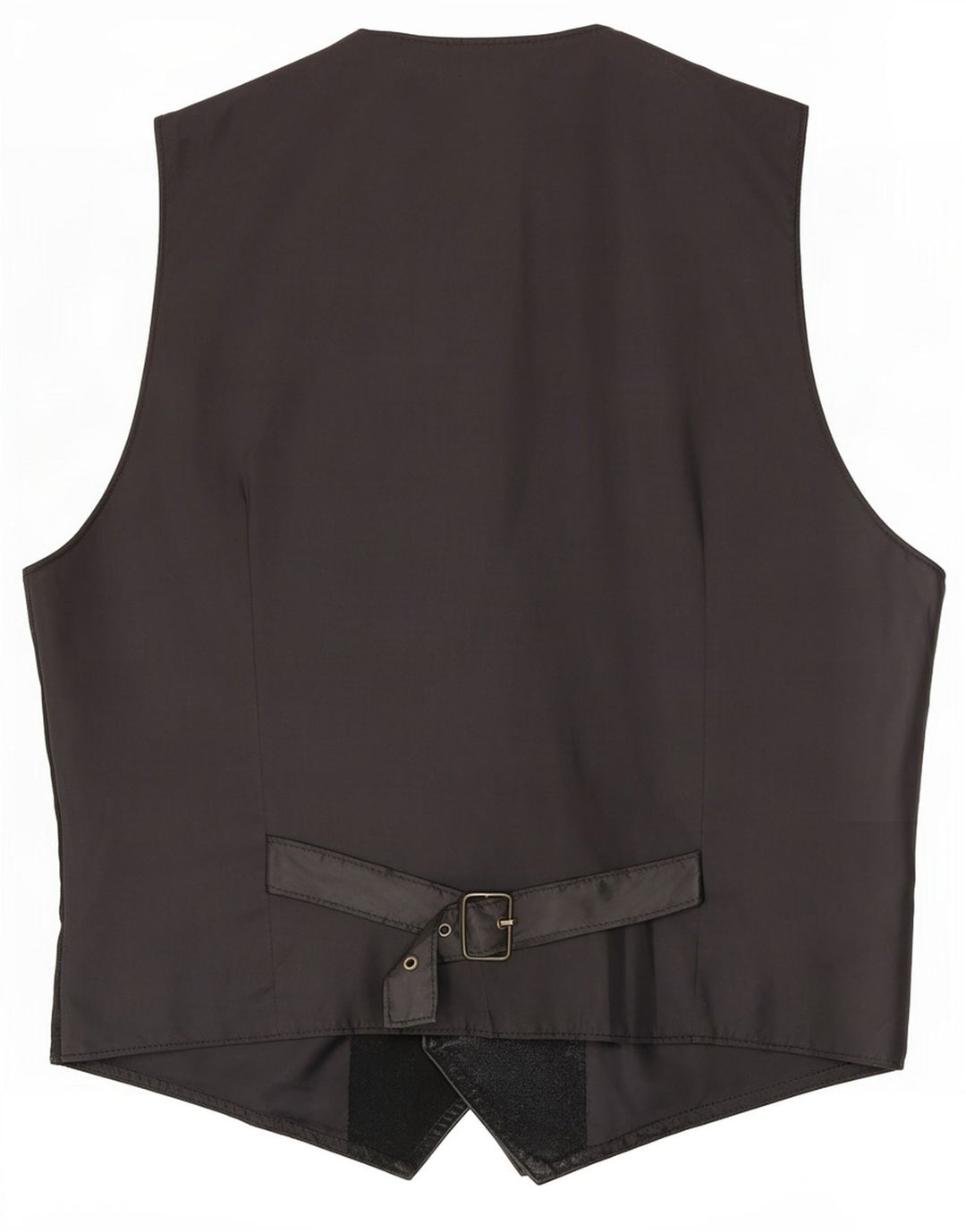 Vintage herre ruskind vest mellem sort læder