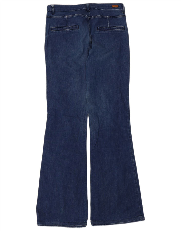 Massimo Dutti Dame Flared Jeans EU 40 Medium W30 L33 Blå Bomuld