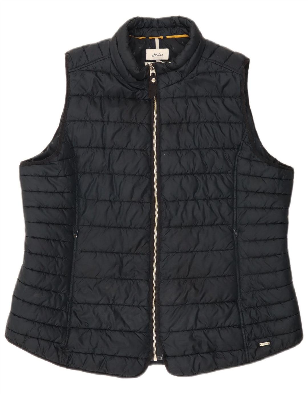 Joules Dame Polstret Gilet UK 20 2XL Navy Blue Polyester