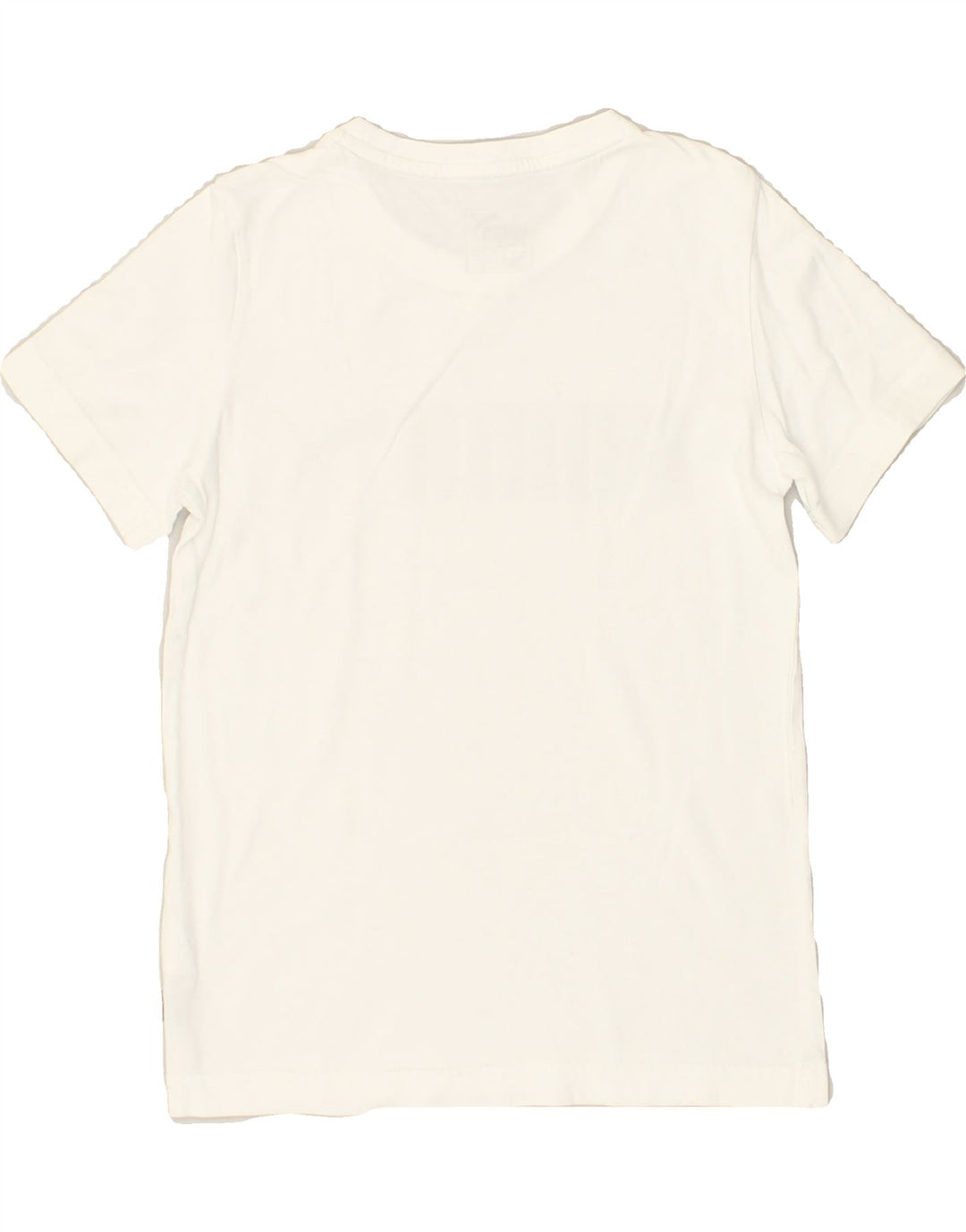 PUMA Boys Graphic T-Shirt Top 9-10 Years White Cotton | Vintage Puma | Thrift | Second-Hand Puma | Used Clothing | Messina Hembry 