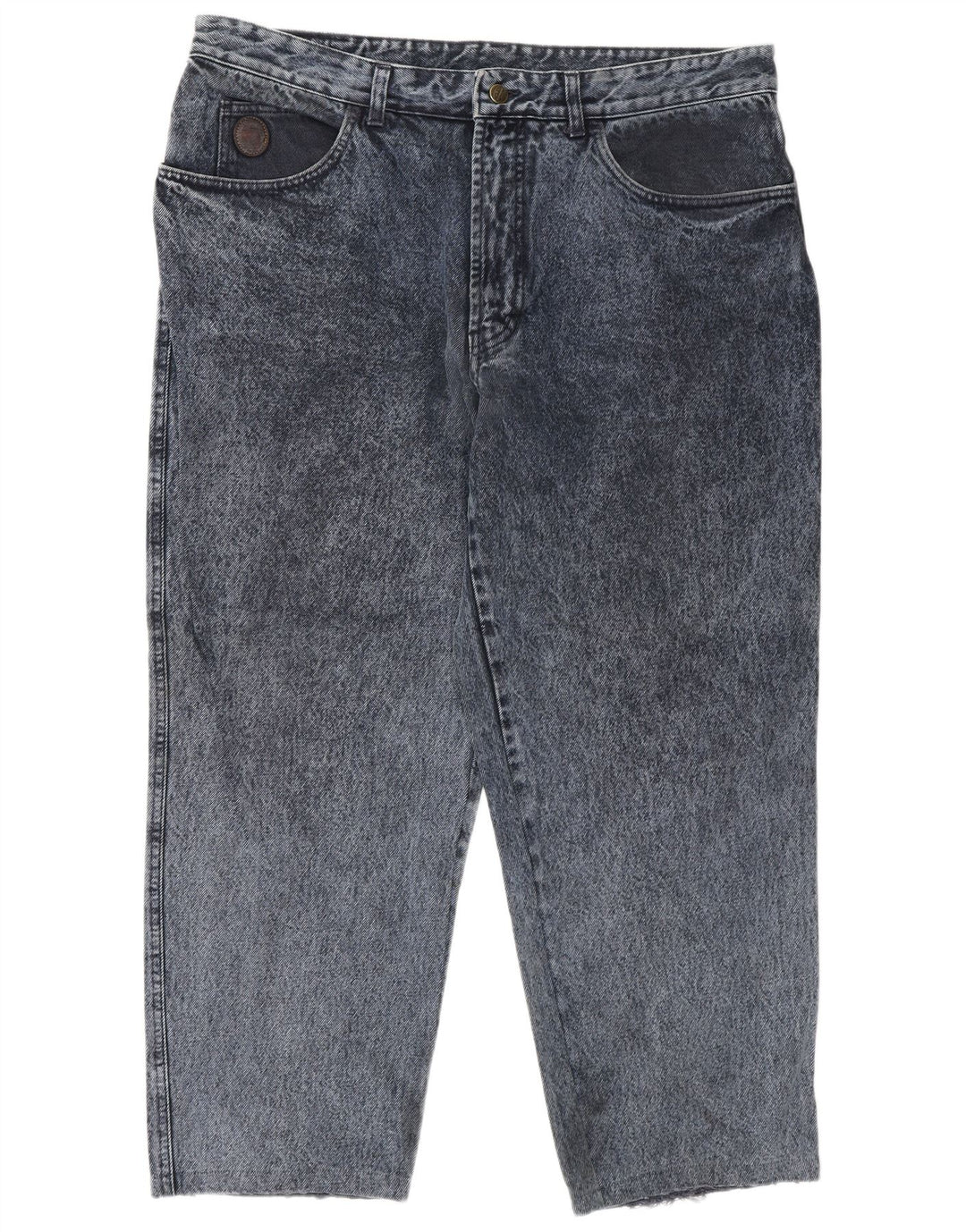 Trussardi Straight Jeans til mænd W42 L28 blå bomuld
