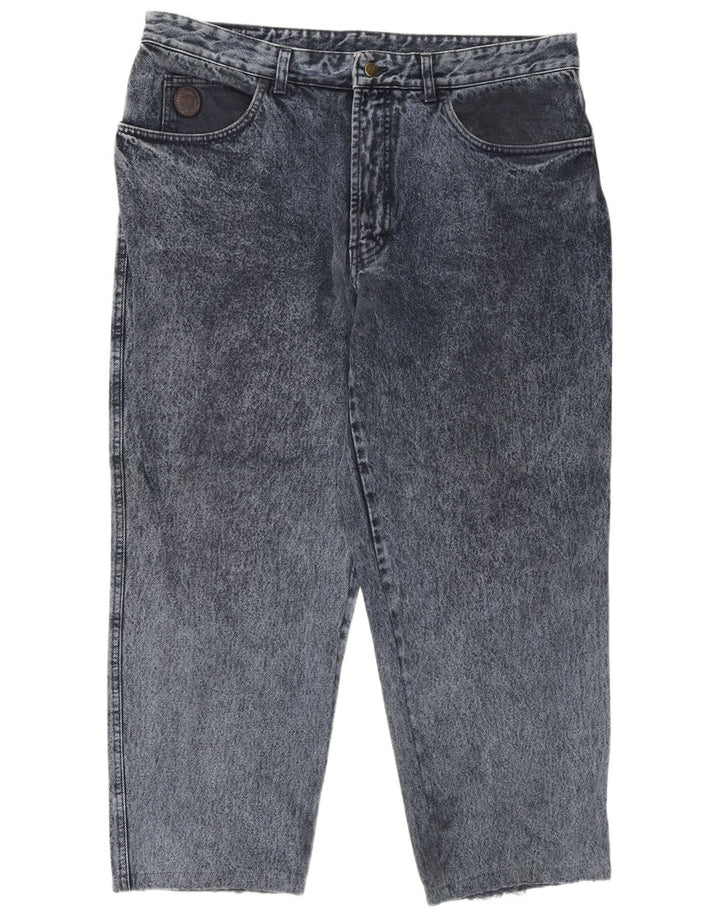 Trussardi Straight Jeans til mænd W42 L28 blå bomuld