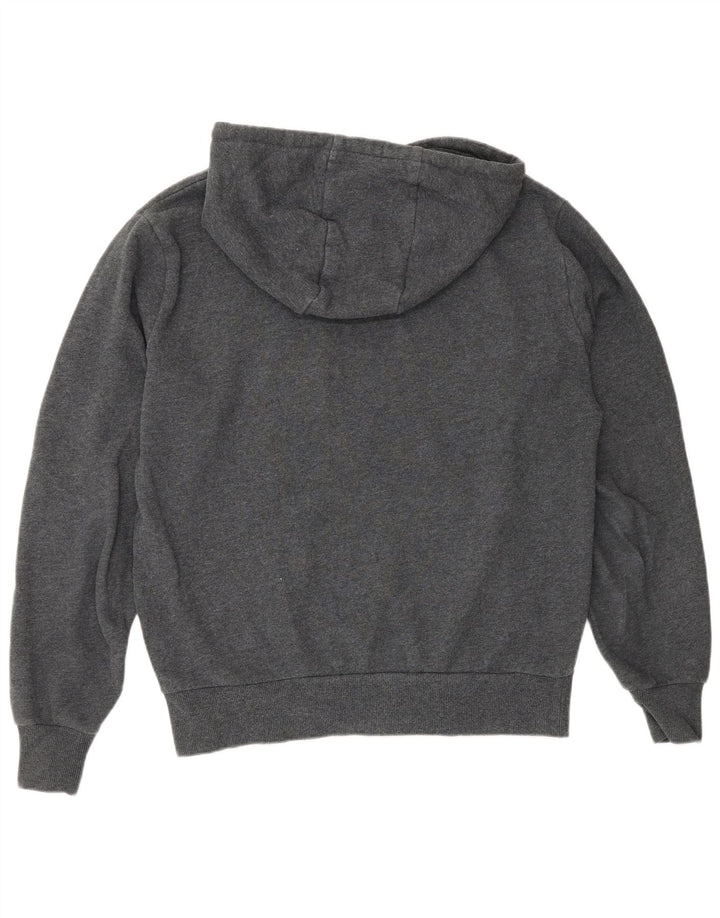 Ellesse Herre Grafisk Hoodie Jumper Medium Grå Bomuld