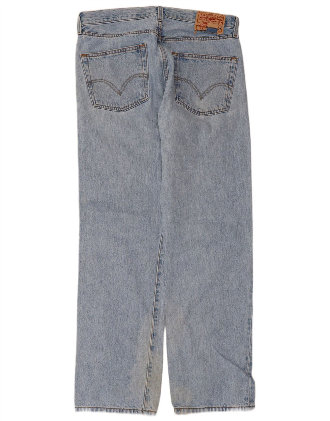 Levi's Straight Jeans til mænd W34 L32 blå bomuld