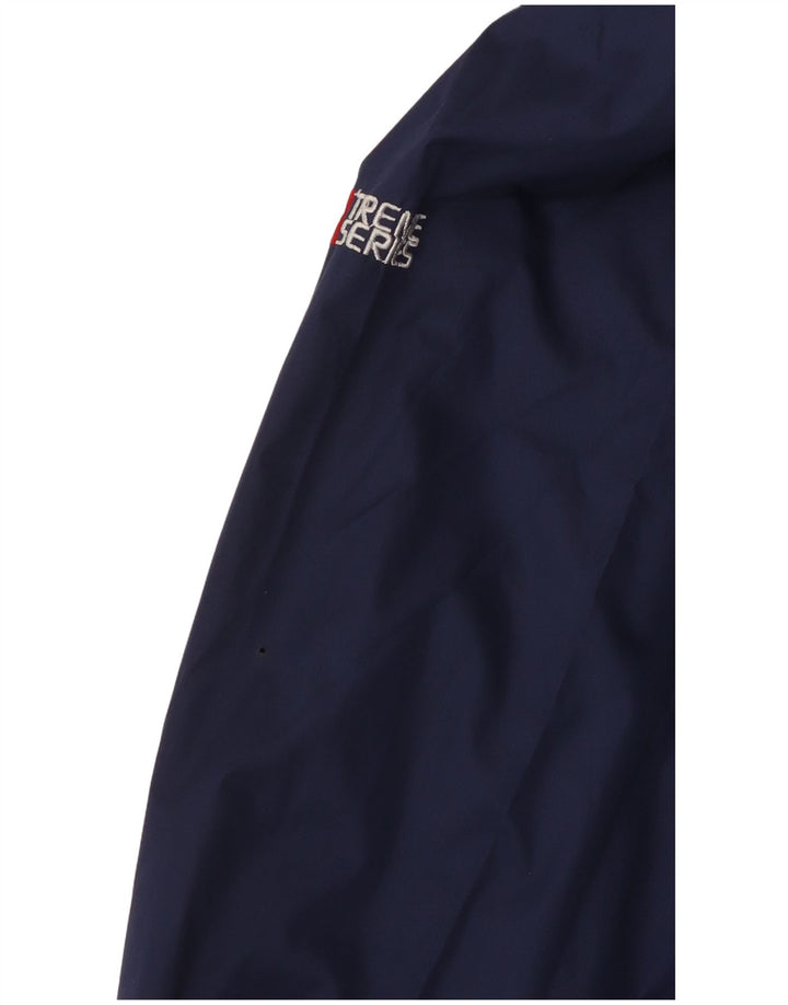 Target Dry Regnjakke med hætte til mænd UK 38 Medium Navy Blue Polyester