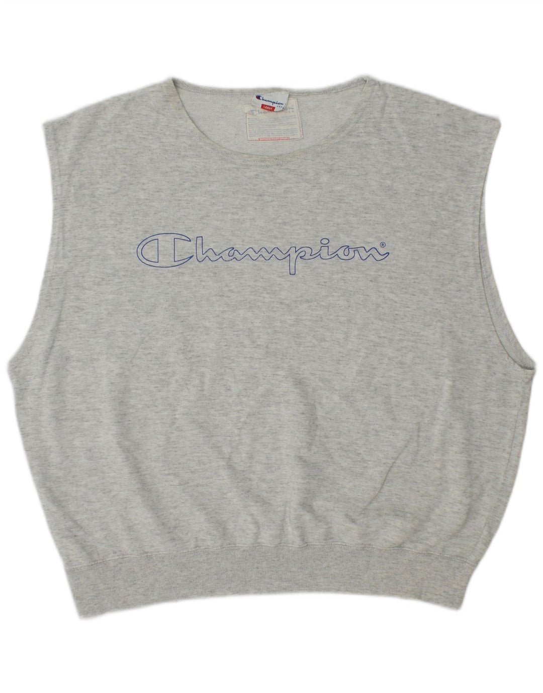 Champion Kvinder Oversized Grafisk Sweatshirt Jumper UK 16 Stor Grå