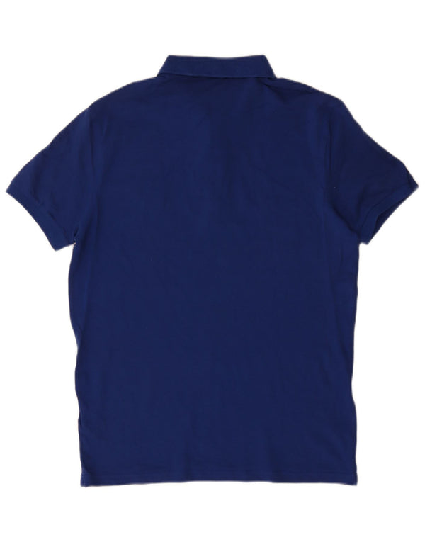 Hugo Boss Herre Slim Fit Polo Shirt Medium Blue Bomuld