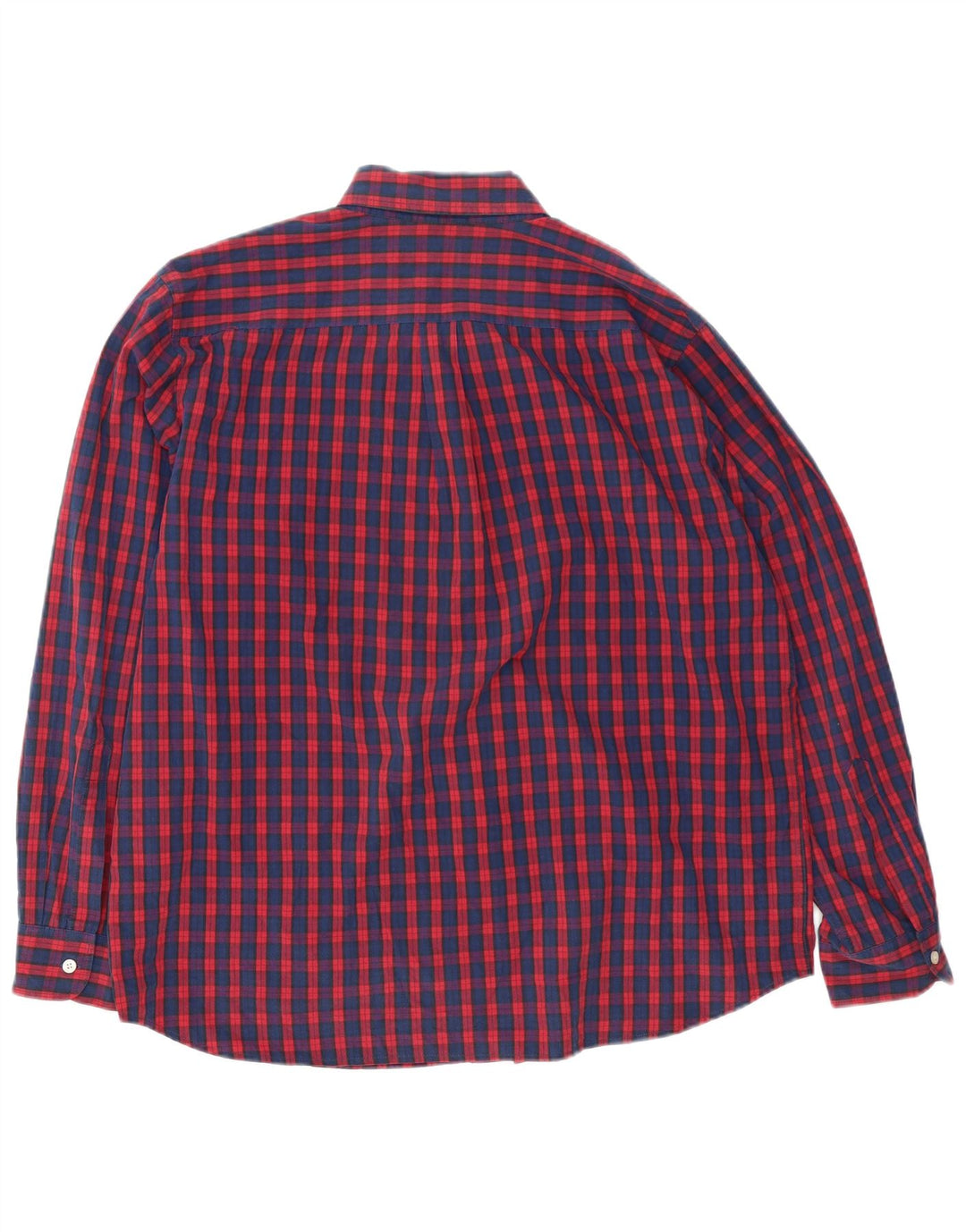 Dockers Herre Standard Fit skjorte XL rød ternet bomuld
