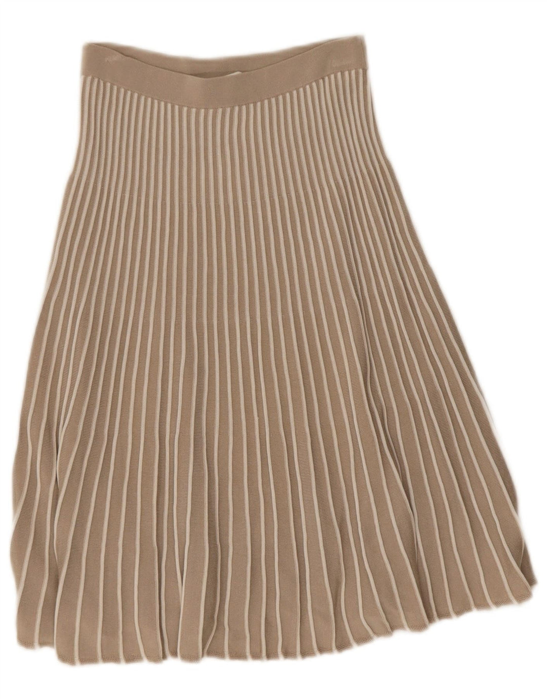 Hugo Boss striknederdel til kvinder W26 Lille beige stribet