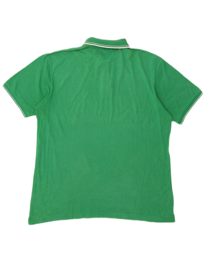 Kappa herre poloshirt 2XL grøn bomuld
